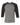 Front View of Grey/ Charcoal Black Triblend Three-Quarter Sleeve Baseball Tee - 3200