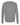 Front View of Grey Garment-Dyed Heavyweight Long Sleeve T-Shirt - 6014