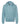 Front View of Heather Blue Lagoon Sponge Fleece Hoodie - 3719