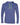 Front View of Heather Blue/ Neon Yellow Softstyle® Lightweight Hooded Long Sleeve T-Shirt - 987