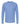 Front View of Heather Blue Poly-Blend Long Sleeve T-Shirt - 3520