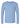 Front View of Heather Columbia Blue CVC Long Sleeve T-Shirt - 6211