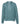Front View of Heather Deep Teal Sponge Fleece Hoodie - 3719
