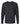 Front View of Heather Graphite Fine Jersey Long Sleeve T-Shirt - 4501