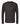 Front View of Heather Graphite Poly-Blend Long Sleeve T-Shirt - 3520