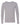 Front View of Heather Grey Cotton Long Sleeve T-Shirt - 3601