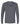 Front View of Heather Metal Sueded Long Sleeve T-Shirt - 6411