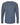 Front View of Heather Navy Gold Soft Touch Long Sleeve T-Shirt - 4820