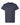 Front View of Heather Navy Light Cotton T-Shirt - 3000
