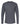 Front View of Heather Navy Poly-Blend Long Sleeve T-Shirt - 3520