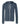 Front View of Heather Navy Sponge Fleece Full-Zip Hoodie - 3739