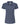 Front View of Heather Navy Women's Soft Touch Polo - 7007