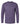 Front View of Heather Purple Poly-Blend Long Sleeve T-Shirt - 3520