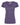 Front View of Heather Purple Women's Deluxe Blend V-Neck T-Shirt - 3542