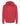 Front View of Heather Red Unisex Zipper Fleece Hoodie - 3331