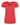 Front View of Heather Red Women's Deluxe Blend V-Neck T-Shirt - 3542