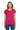 Front View of Heliconia Gildan Women's Heavy Cotton 100% Cotton T-Shirt. 5000L plain