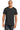 Front View of HtDkGrey Gildan 100% Ring Spun Cotton T-Shirt. 980 plain