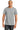 Front View of Hthr Grey Gildan 100% Ring Spun Cotton T-Shirt. 980 plain