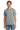 Front View of Hthr Grey Gildan 100% Ring Spun Cotton T-Shirt. 980 plain
