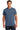 Front View of Indigo Blue Gildan - Ultra Cotton 100% US Cotton T-Shirt. 2000 plain