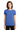 Front View of Iris Gildan Women's Ultra Cotton 100% US Cotton T-Shirt. 2000L plain