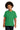 Front View of Irish Green Gildan - Youth Heavy Cotton 100% Cotton T-Shirt. 5000B plain