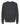 Front View of Jet Black Heather Unisex Crewneck Fleece - 3340