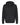 Front View of Jet Black Heather Unisex Pullover Hoodie - 3320