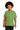 Front View of Kiwi Gildan - Youth Heavy Cotton 100% Cotton T-Shirt. 5000B plain