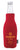 Front View of  Koozie® Zip-Up Bottle Cooler with Opener