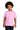Front View of Light Pink Gildan - Youth Heavy Cotton 100% Cotton T-Shirt. 5000B plain