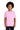 Front View of Light Pink Gildan - Youth Ultra Cotton 100% US Cotton T-Shirt. 2000B plain