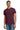 Front View of Maroon Gildan - Ultra Cotton 100% US Cotton T-Shirt. 2000 plain