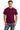 Front View of Maroon Gildan - Ultra Cotton 100% US Cotton T-Shirt with Pocket. 2300 plain