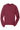 Front View of Merlot Port & Co Beach Wash Garment-Dyed Crewneck Sweatshirt PC098 plain
