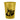 Front View of Metallic Gold Garyline® Cups-on-the-Go Stadium Cup - 12 oz.