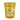 Front View of Metallic Gold Garyline® Cups-on-the-Go Stadium Cup - 16 oz.