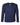 Front View of Midnight Navy/ White Youth Tech™ Team Long Sleeve T-Shirt - 1377488