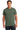 Front View of Military Green Gildan - Ultra Cotton 100% US Cotton T-Shirt. 2000 plain