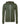 Front View of Military Green Sponge Fleece Full-Zip Hoodie - 3739
