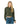 Front View of Military Green Women's Crop Fleece Hoodie - 7502
