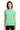 Front View of Mint Green Gildan Women's Ultra Cotton 100% US Cotton T-Shirt. 2000L plain