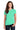 Front View of Mint Green Gildan Women's Ultra Cotton 100% US Cotton T-Shirt. 2000L plain