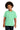Front View of Mint Green Gildan - Youth Heavy Cotton 100% Cotton T-Shirt. 5000B plain