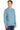 Front View of Mist Port & Co Beach Wash Garment-Dyed Crewneck Sweatshirt PC098 plain
