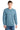 Front View of Mist Port & Co Beach Wash Garment-Dyed Crewneck Sweatshirt PC098 plain