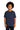 Front View of Navy Gildan - Youth Ultra Cotton 100% US Cotton T-Shirt. 2000B plain