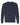 Front View of Navy Heavy Cotton™ Long Sleeve T-Shirt - 5400