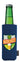 Front View of Navy Koozie® Collapsible Slim Can Cooler